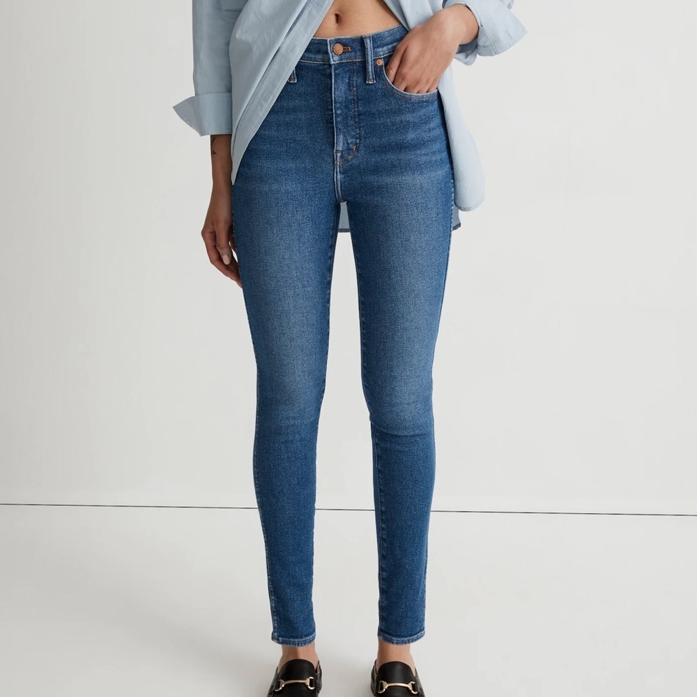 Madewell 10” High Rise Skinny Jeans Eardley Wash